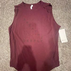 BRAND NEW lululemon oversized tank top